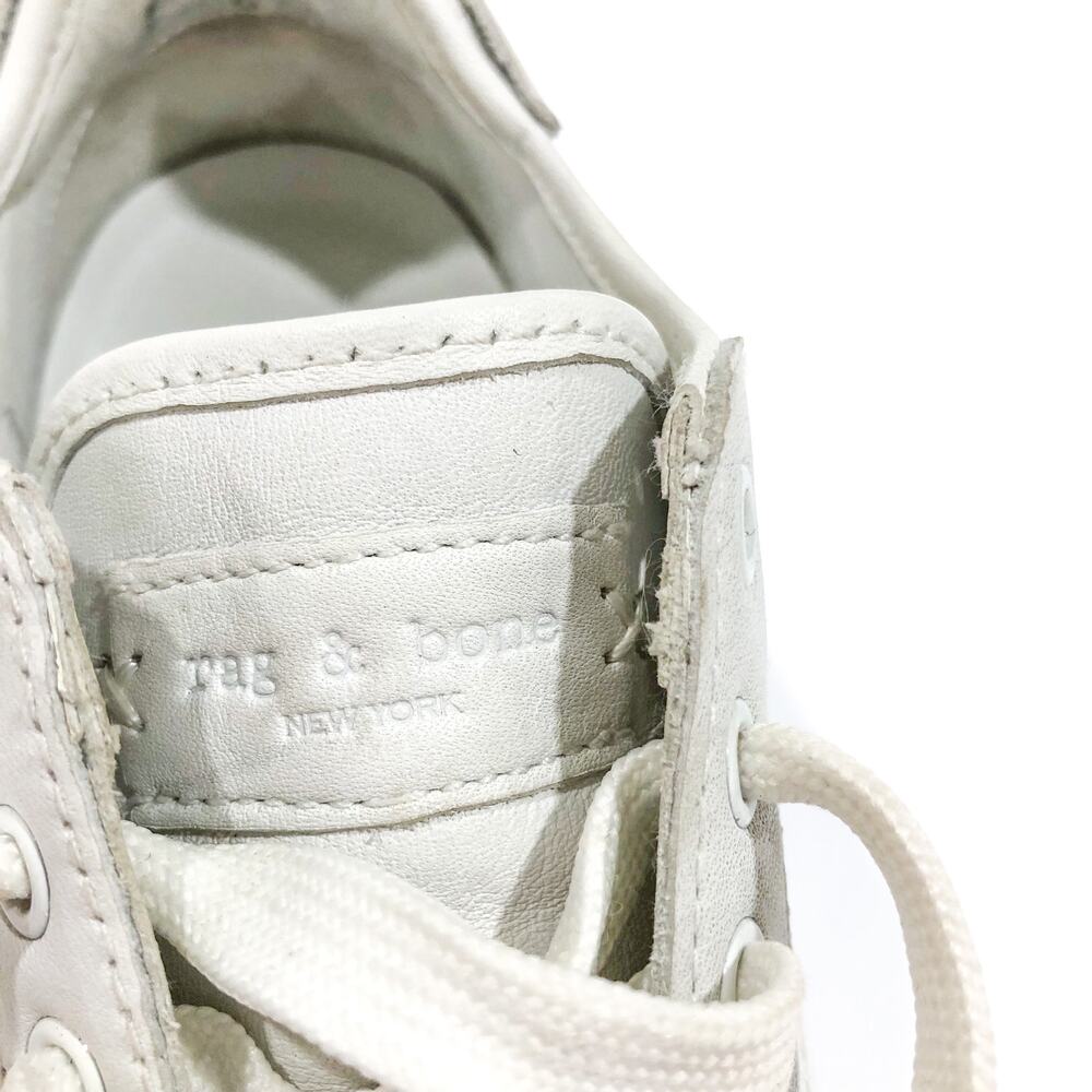 Rag & Bone Army Low-Top Leather Sneakers - Picture 8 of 11